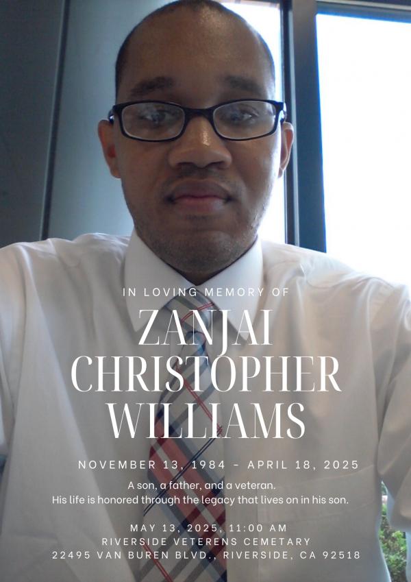 Zanjai Christopher Williams