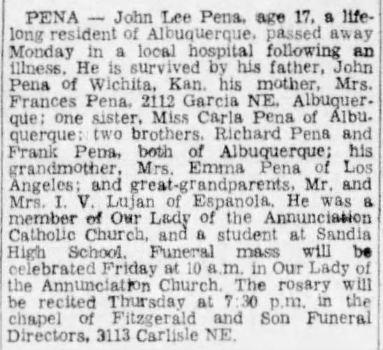 John Lee Pena