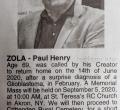 Paul Henry Zola