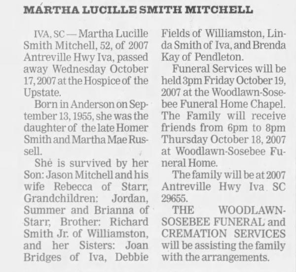 Martha Lucille Smith Mitchell