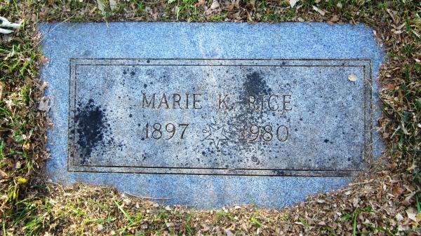 Marie Katherine Sander Rice