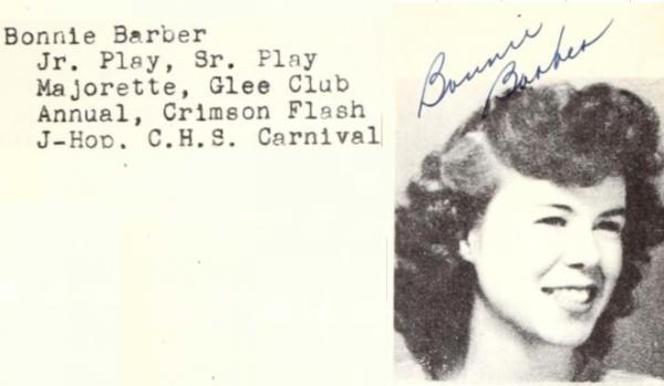 Bonnie Louise Barber Keie