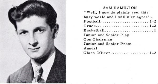 Msgt Ralph Samuel “sam” Hamilton