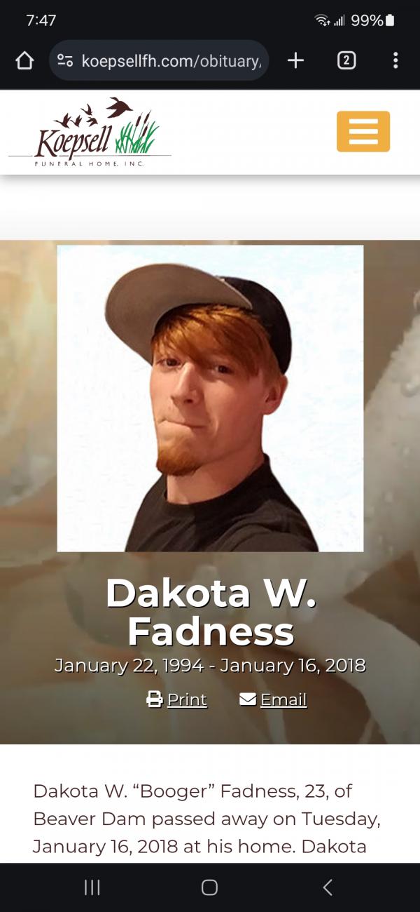 Dakota W. Fadness