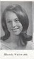 Rhonda Jo Wadsworth (begens)