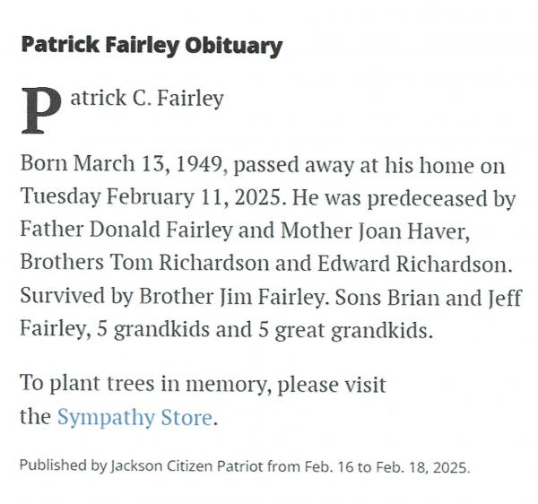 Patrick Calvin Fairley