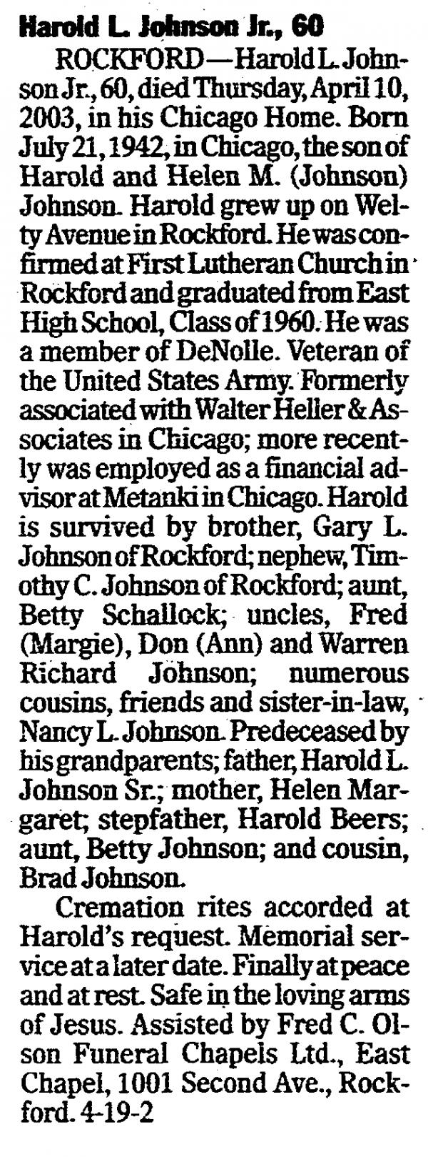 Harold L. Johnson