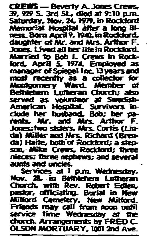 Beverly Jones (crews)