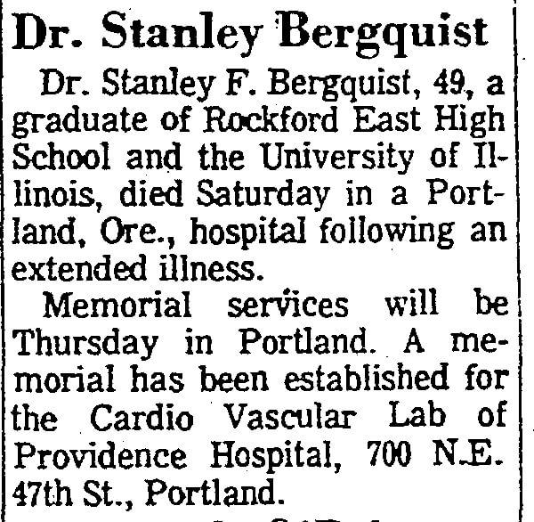 Dr. Stanley Bergquist
