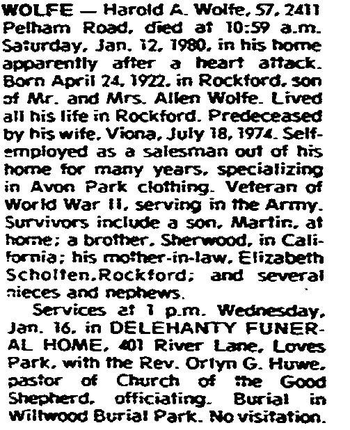 Harold Wolfe