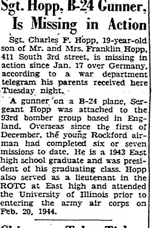 Sgt. Charles Hopp