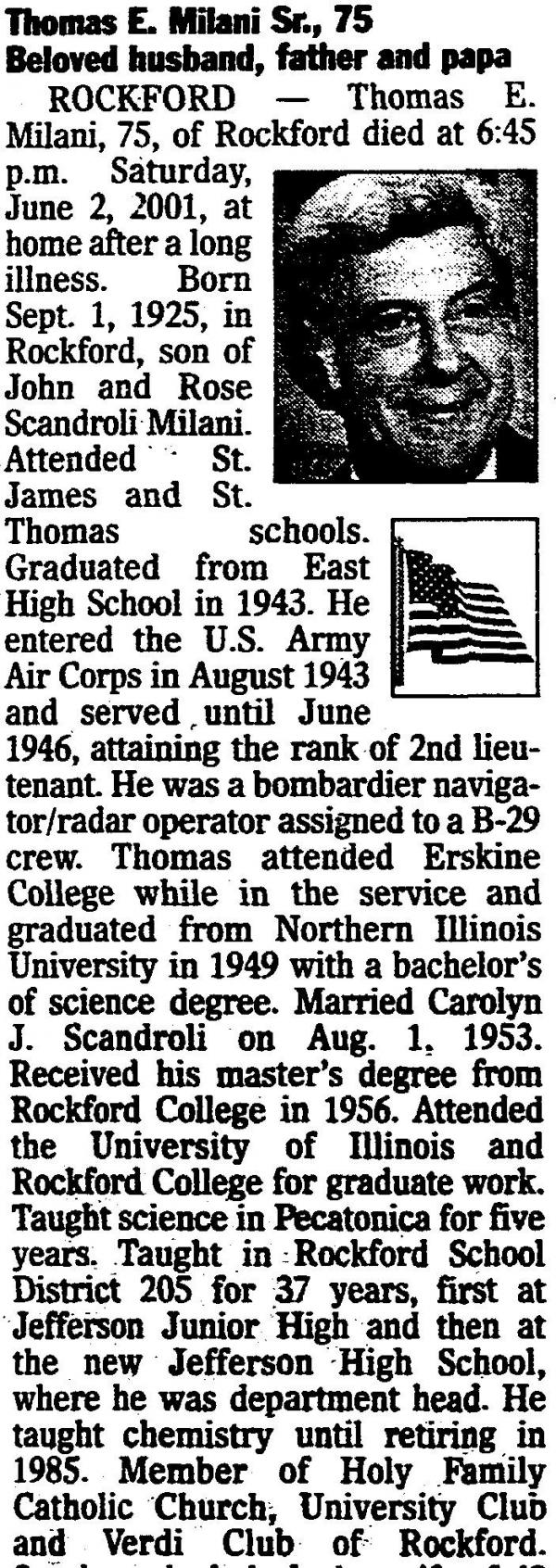 Thomas Milani Sr.