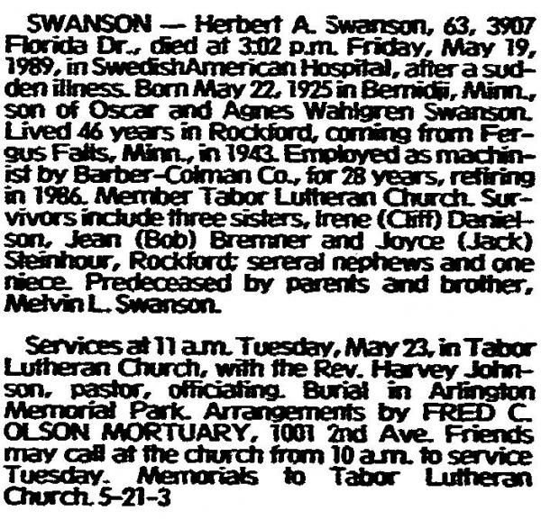Herbert A. Swanson