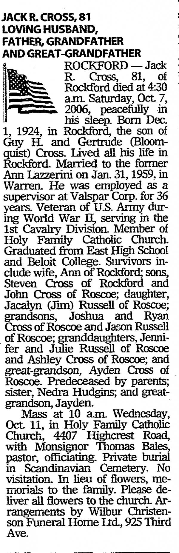 Jack R. Cross
