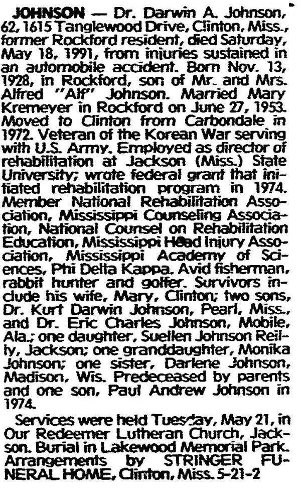 Dr. Darwin Johnson