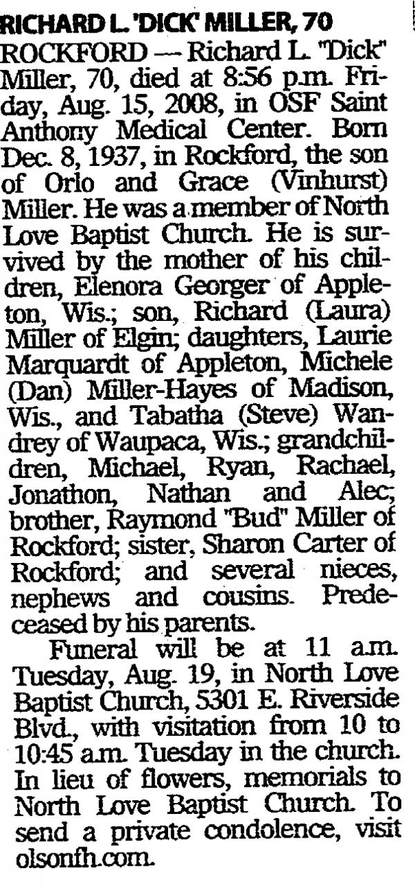 Richard "dick" L. Miller