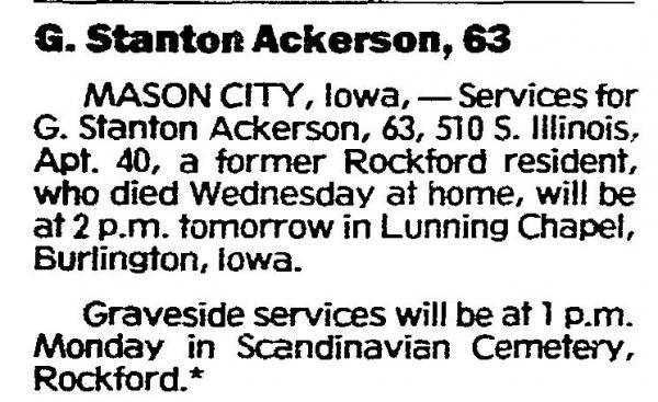 Stanton Ackerson