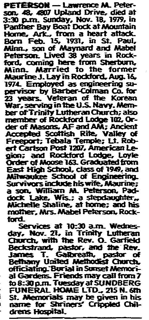 Lawrence "larry" Peterson