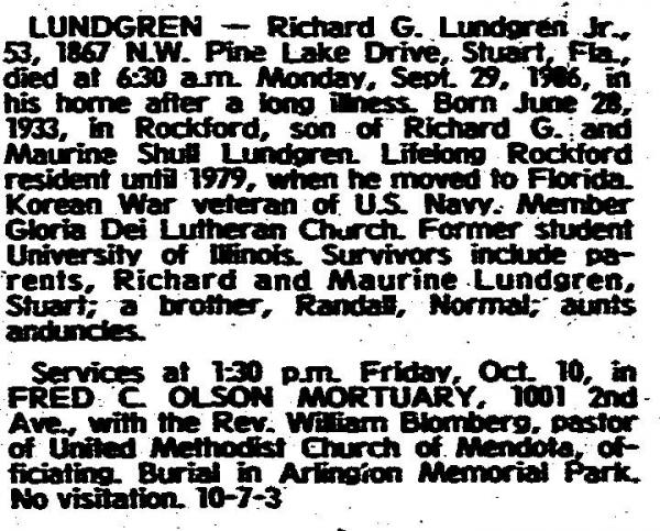 Richard "dick" Lundgren