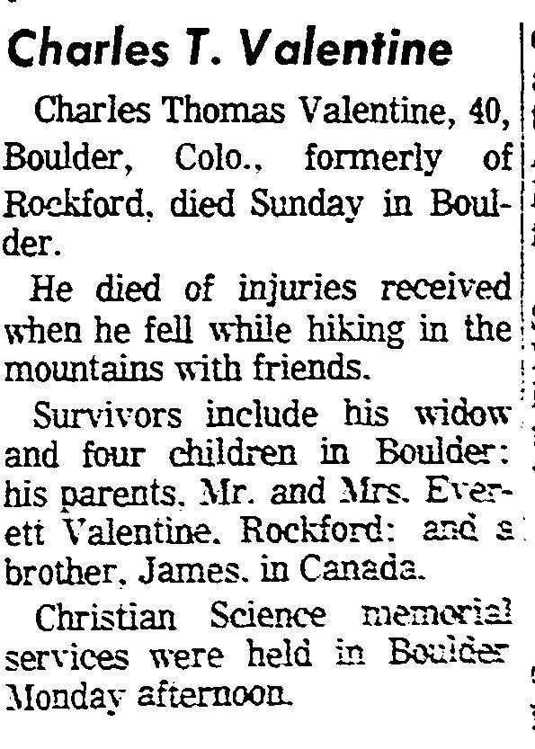 Charles "tom" Valentine