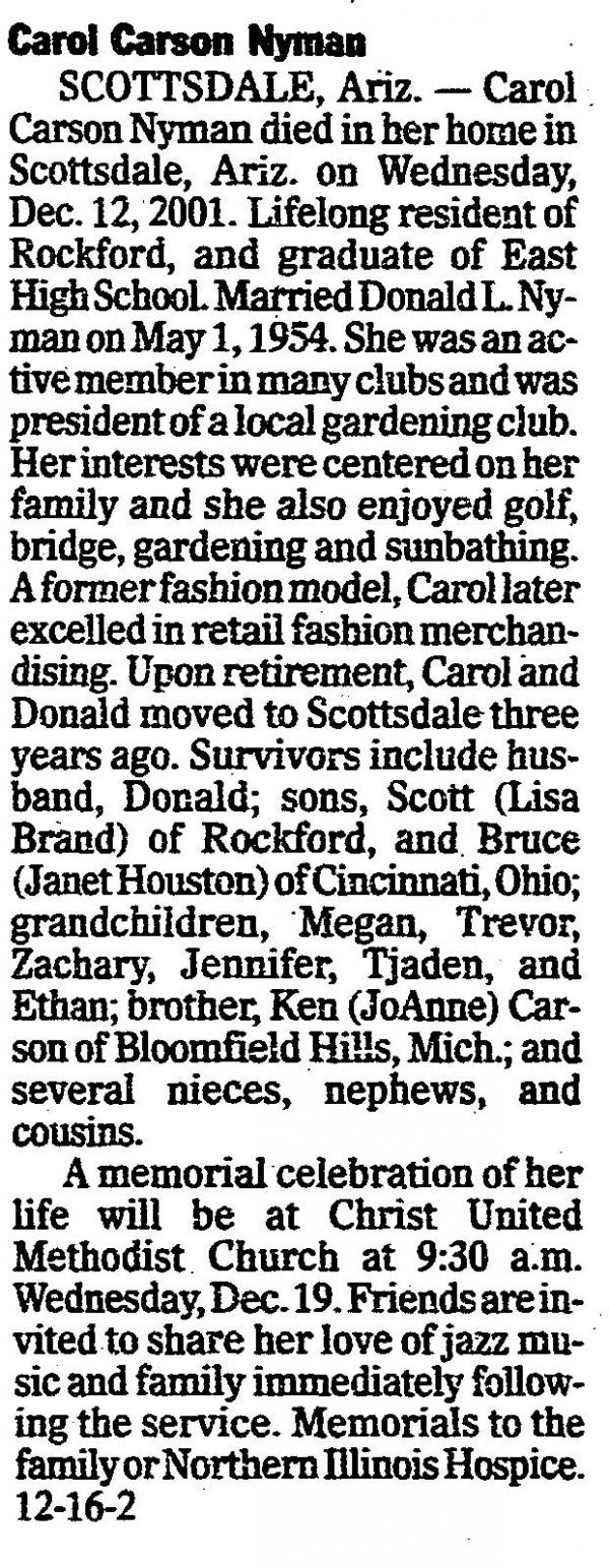 Carol Carson (nyman)