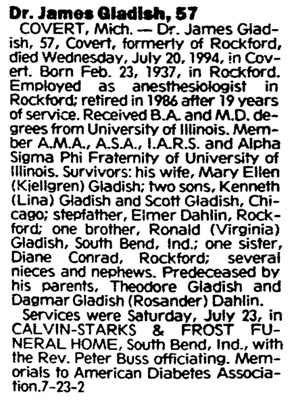 Dr. James Gladish