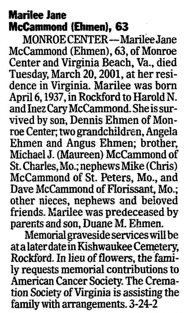Marilee Mccammond (ehmen)