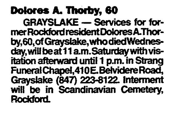 Dolores Thorby