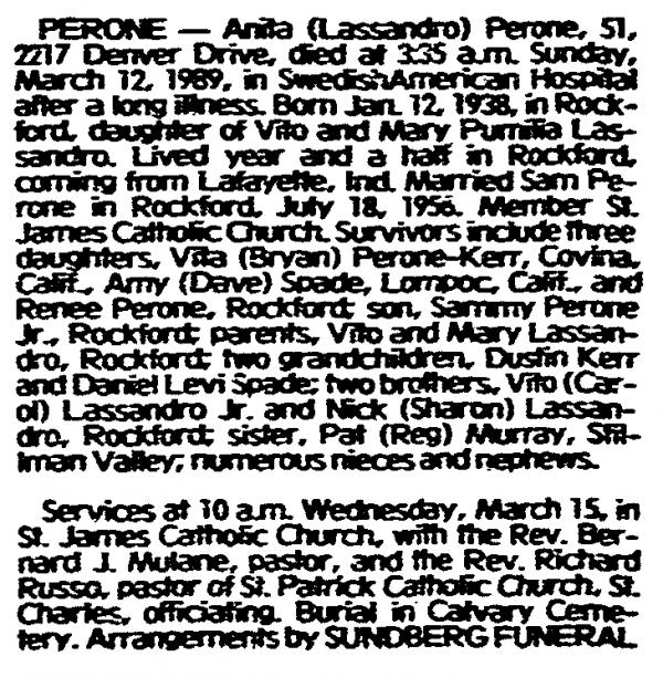 Anita Lassandro (perone)