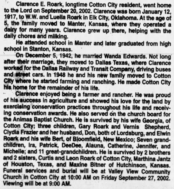 Clarence Everett Roark