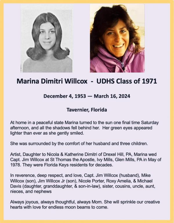Marina Dimitri Wilcox