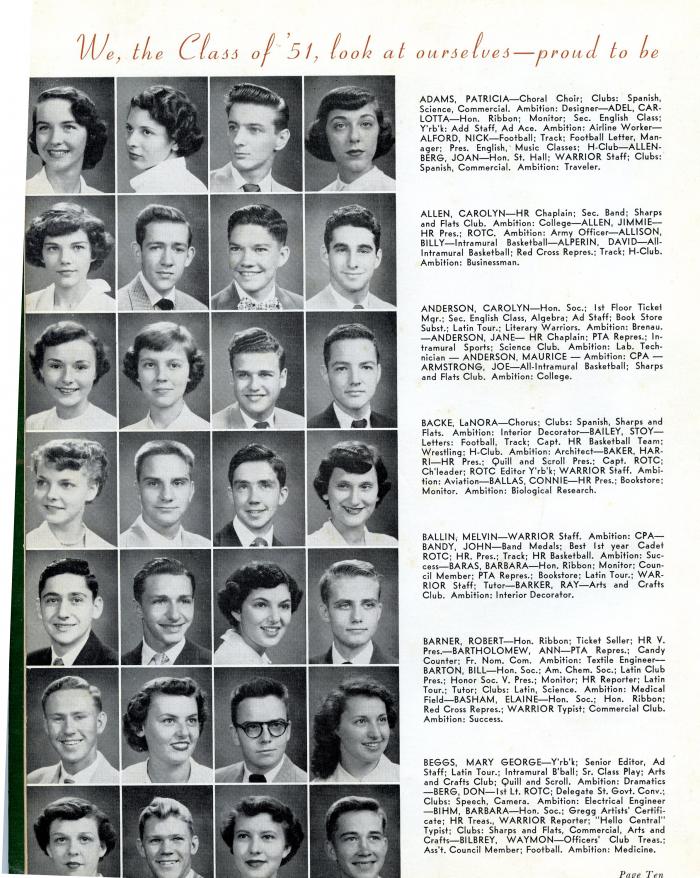 Class of 1951