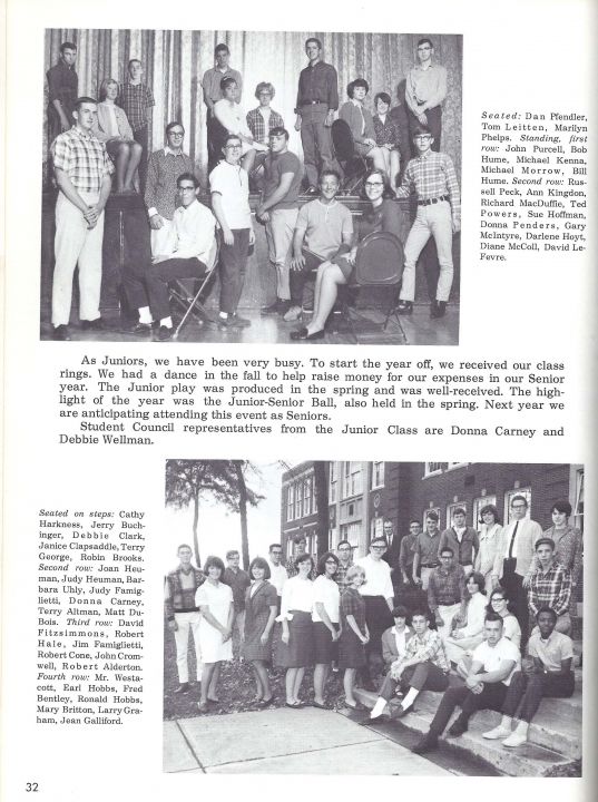 Class of '68 from 1967 yearbook