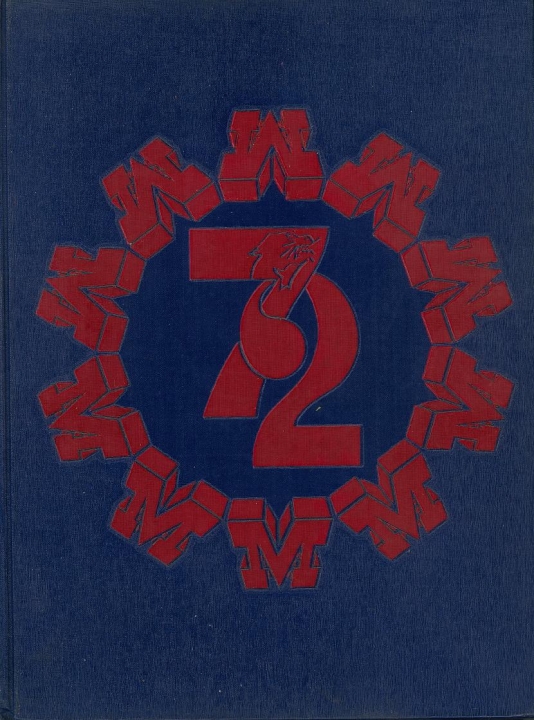 1972 MAVTHS year book cover