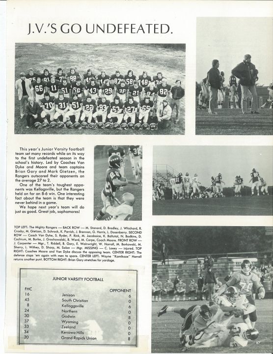 1975 FHC Yearbook, page 87