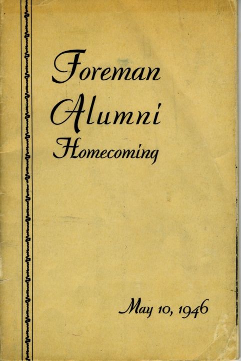 1946 Foreman Alumni Homecoming: