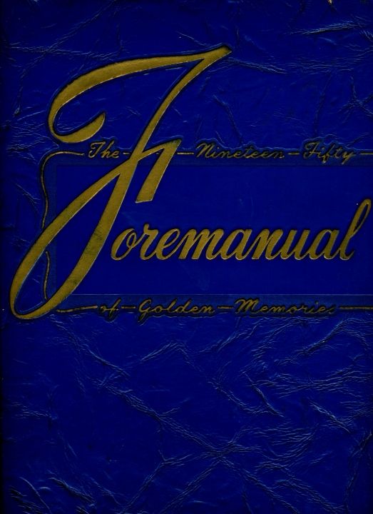 1950 Foremanual Yearbook