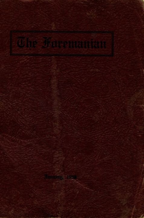 1930 Foremanian (January edition)