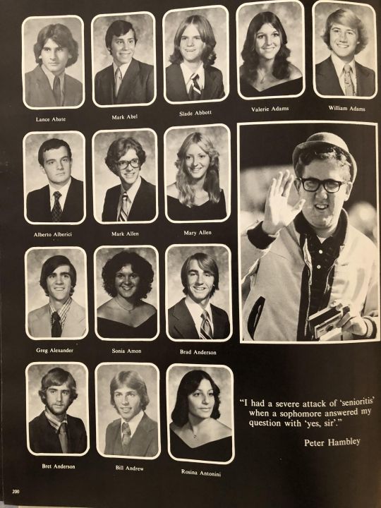 Montgomery HS 1978 Senior Class