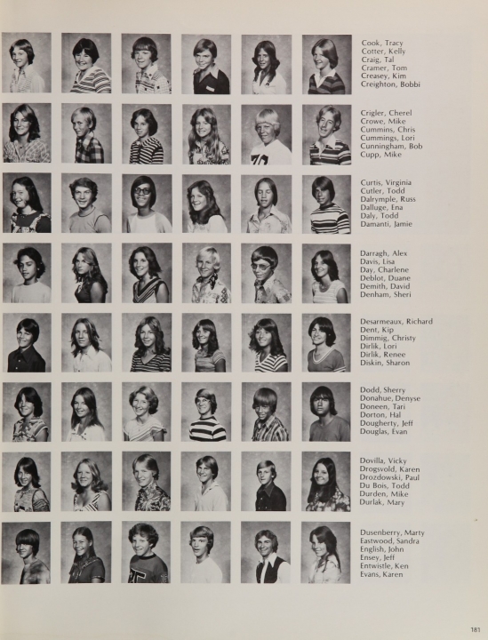 1978 Yearbook Freshmen Pictures