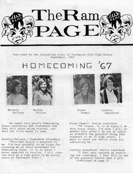 1967 RamPage Homecoming