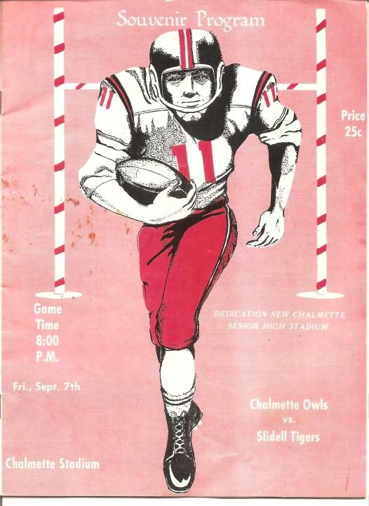 1962 CHS vs Slidell Football Program